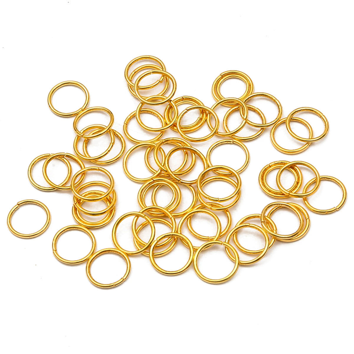 A-09 Open Jump Rings for DIY Jewelry Making - Bracelet, Necklace & Earring Findings