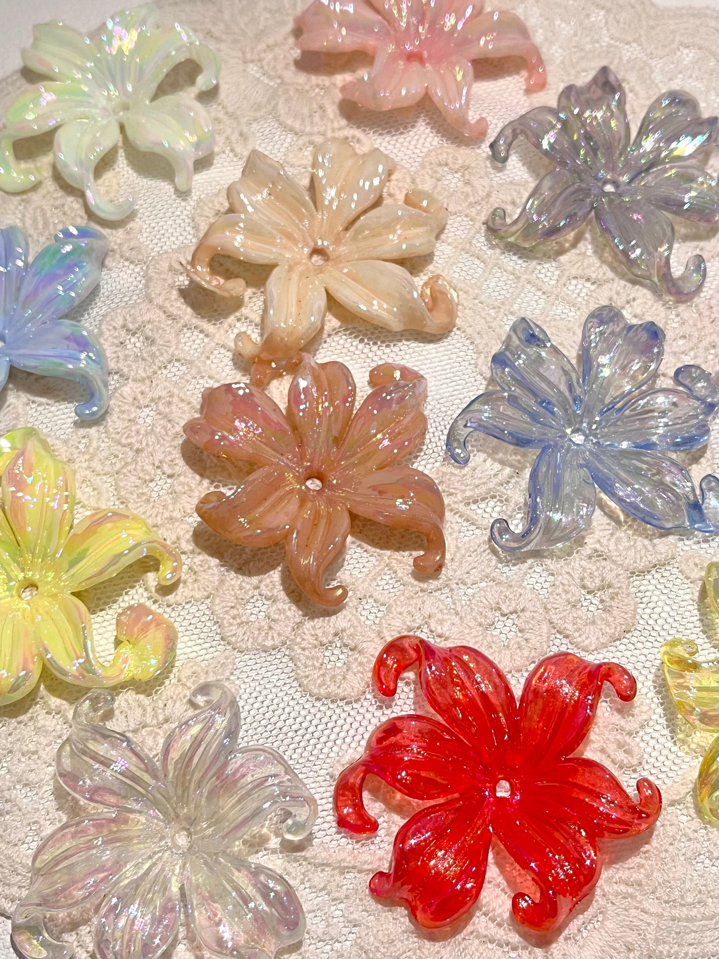 B-03  Mixed beads for mobile phone chain making, keychain, backpack chain