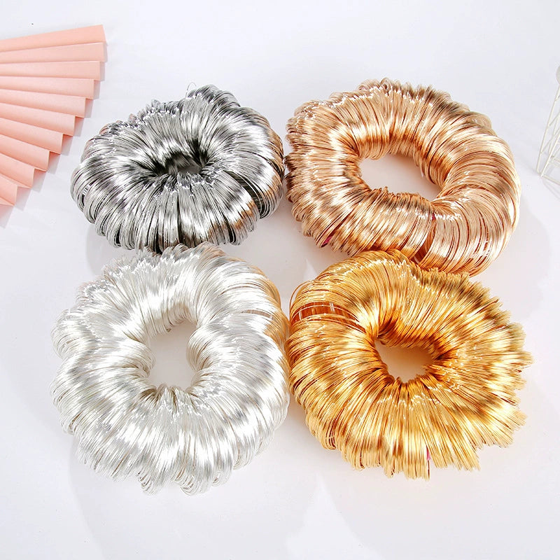 A-05 Color-Keeping Bracelet Hoops, Ring Bands & Memory Wire for DIY Jewelry Making Craft Supplies