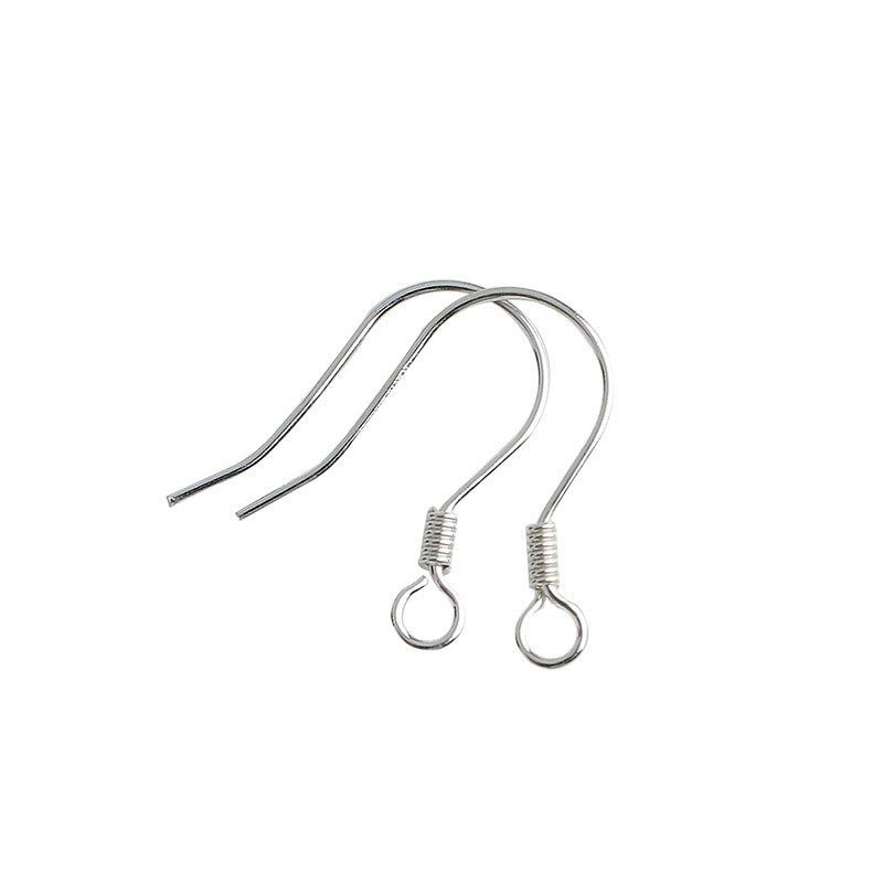 A-44  925 Sterling Silver & KC Gold Plated Ear Hooks for DIY Jewelry Making