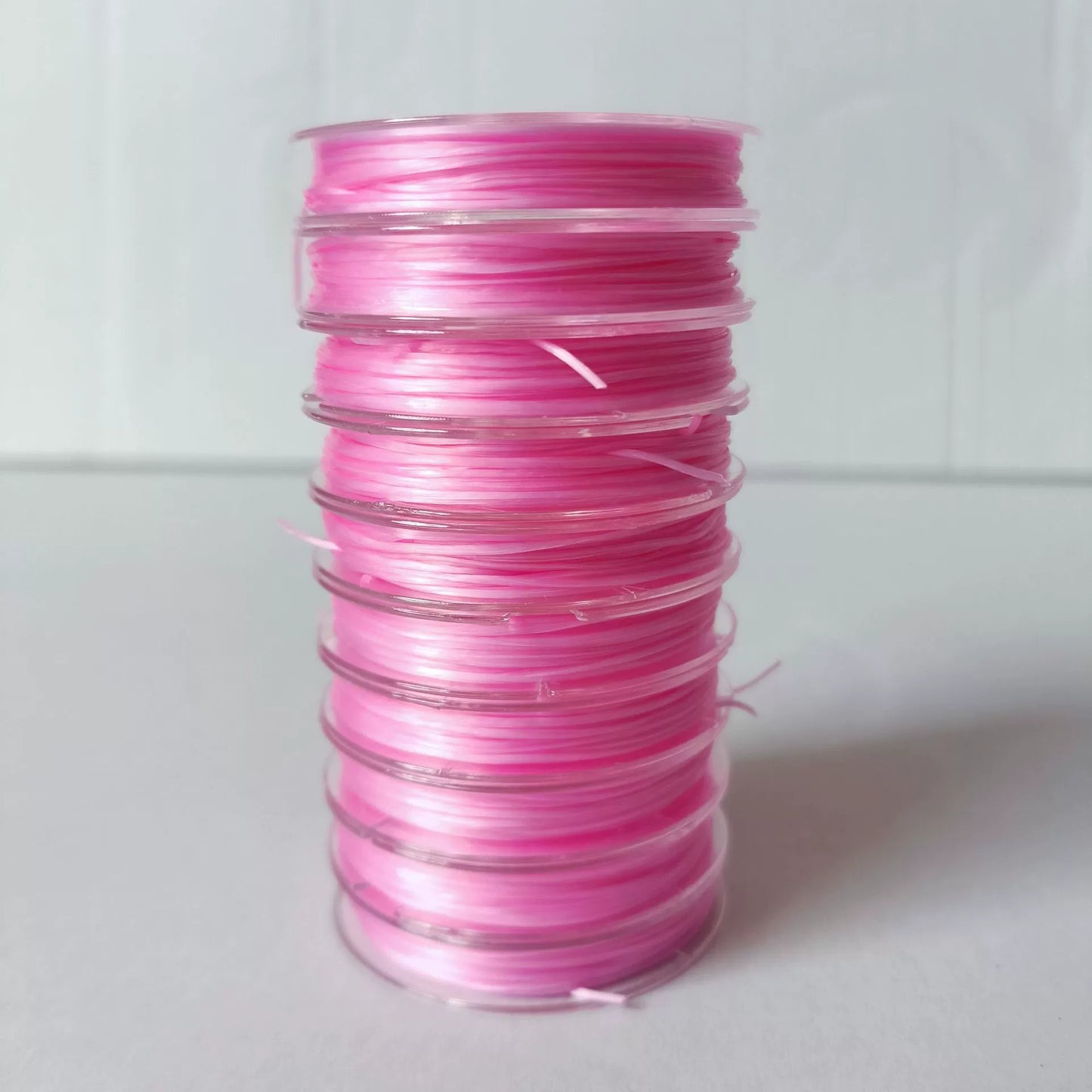 A-22 0.8mm Mini High-Elasticity Flat Elastic Cord for Beading — Fray-Resistant & Non-Breakable Jewelry-Making DIY Accessories