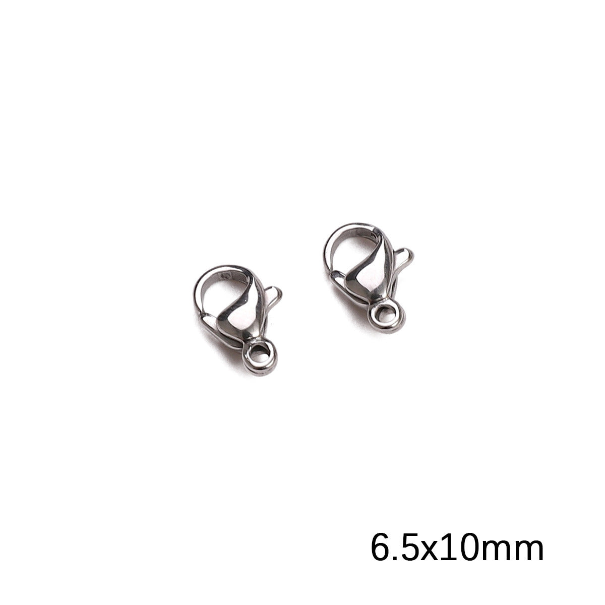 A-15 Stainless Steel Jewelry Findings: Lobster Clasps, Spring Rings, Crimp Beads & Head Pins for DIY Bracelet and Necklace Making