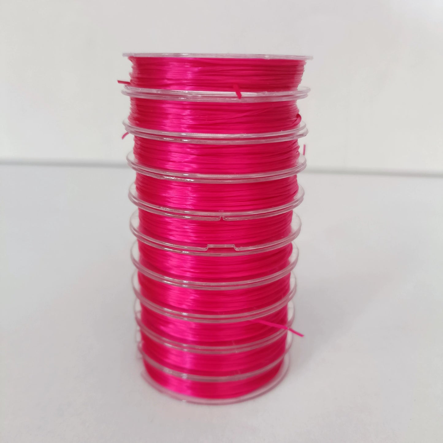 A-22 0.8mm Mini High-Elasticity Flat Elastic Cord for Beading — Fray-Resistant & Non-Breakable Jewelry-Making DIY Accessories