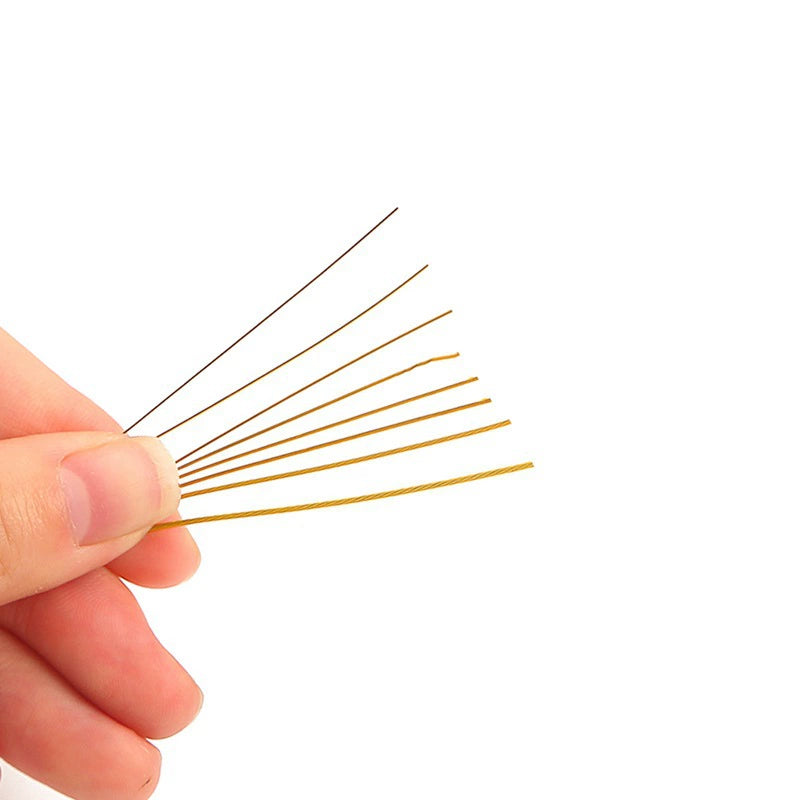 A-01 1mm Gold Craft Wire, Professional Grade Beading Thread for Handmade Bracelet and Necklace Design
