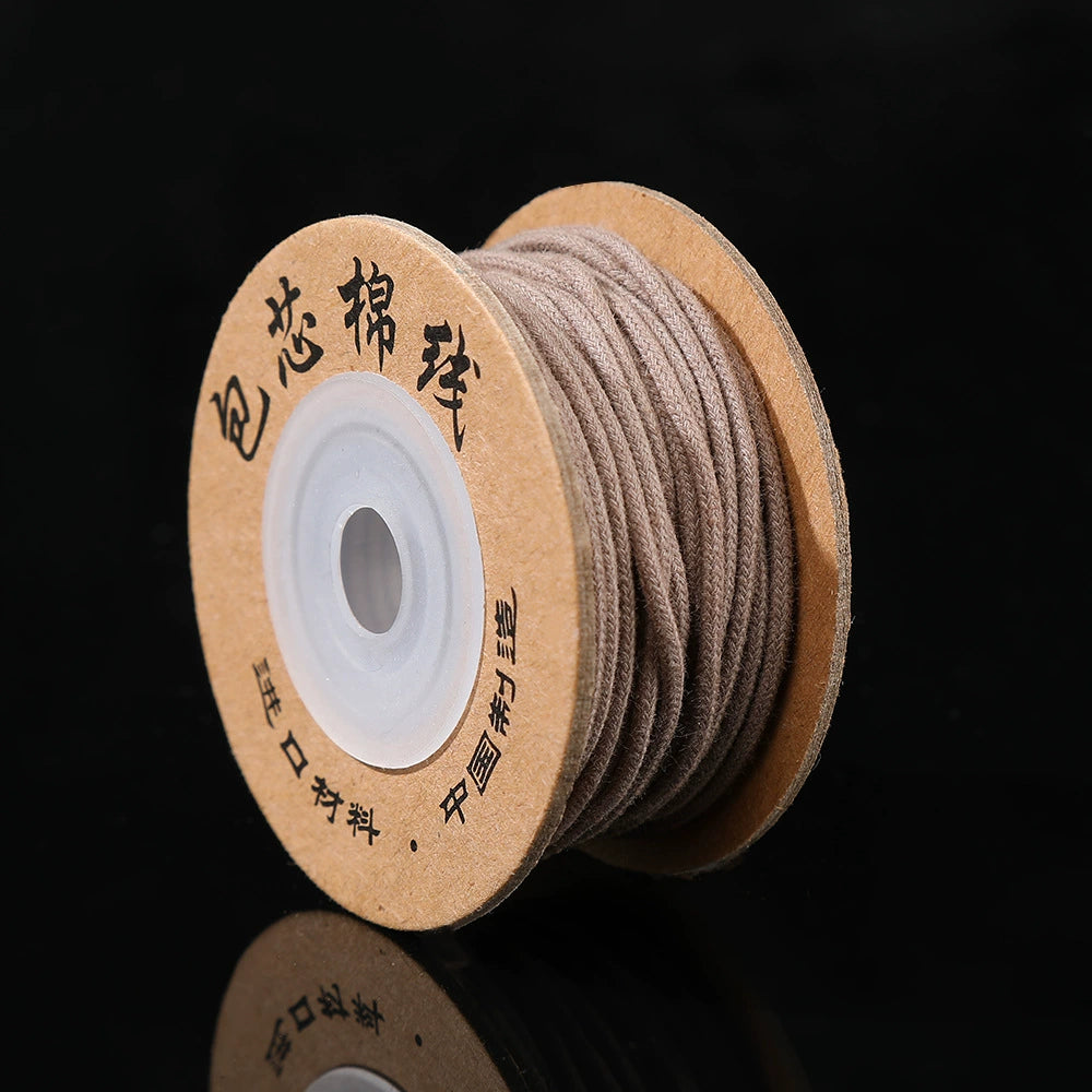 A-25  Core-Spun Cotton Thread – Super Durable Non-Stretch String for Tibetan Bracelets, Buddhist Mala & Beading