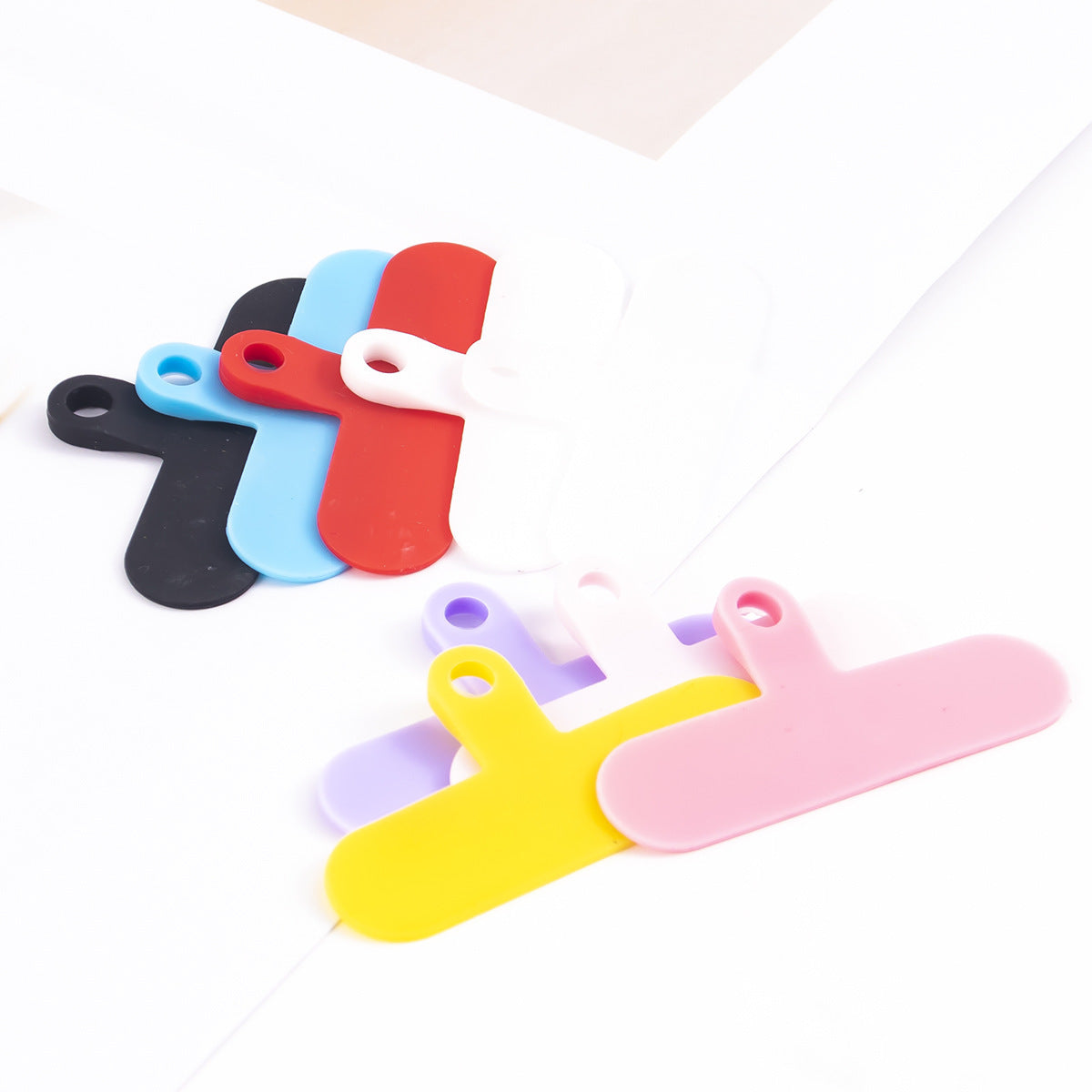 A-45  New Phone Lanyard with Silicone Anti-Loss Patch & Colorful Wrist Strap