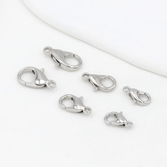 A-48  Multi-Color Metal Alloy Lobster Clasps, DIY Handmade Bracelet & Necklace Ending/Connector Clasps, Jewelry Making Findings & Accessories