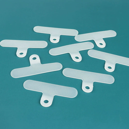 A-40  Universal TPU co-injection molded phone lanyard gasket - durable, anti-loss, ultra-thin transparent clip plate