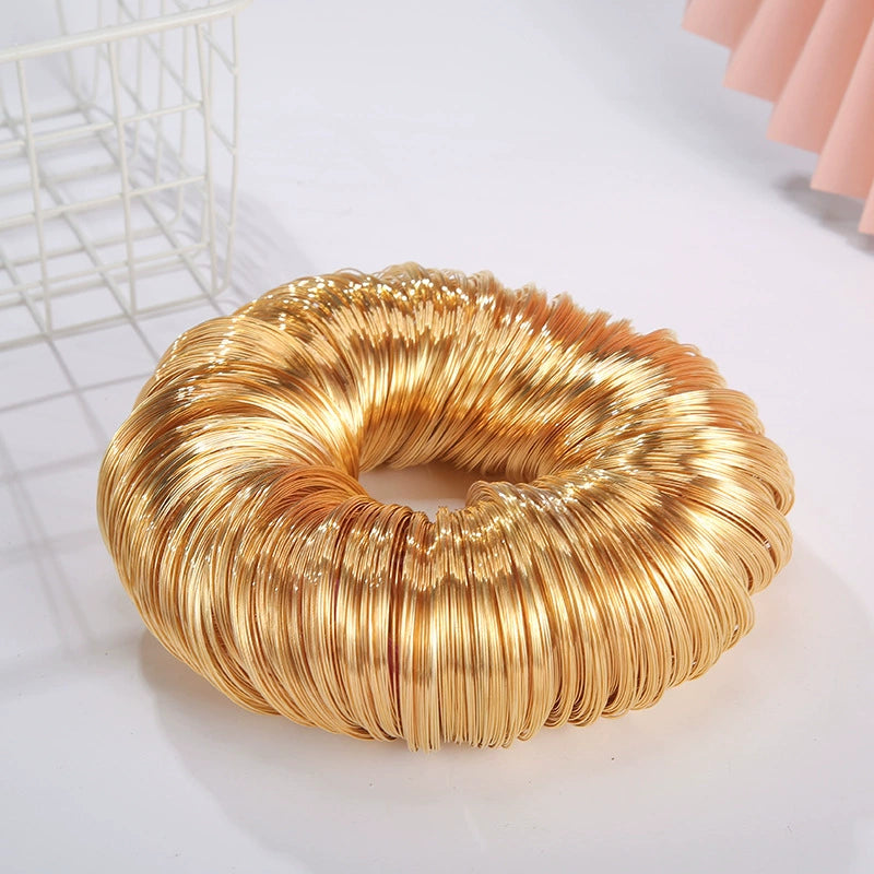 A-05 Color-Keeping Bracelet Hoops, Ring Bands & Memory Wire for DIY Jewelry Making Craft Supplies