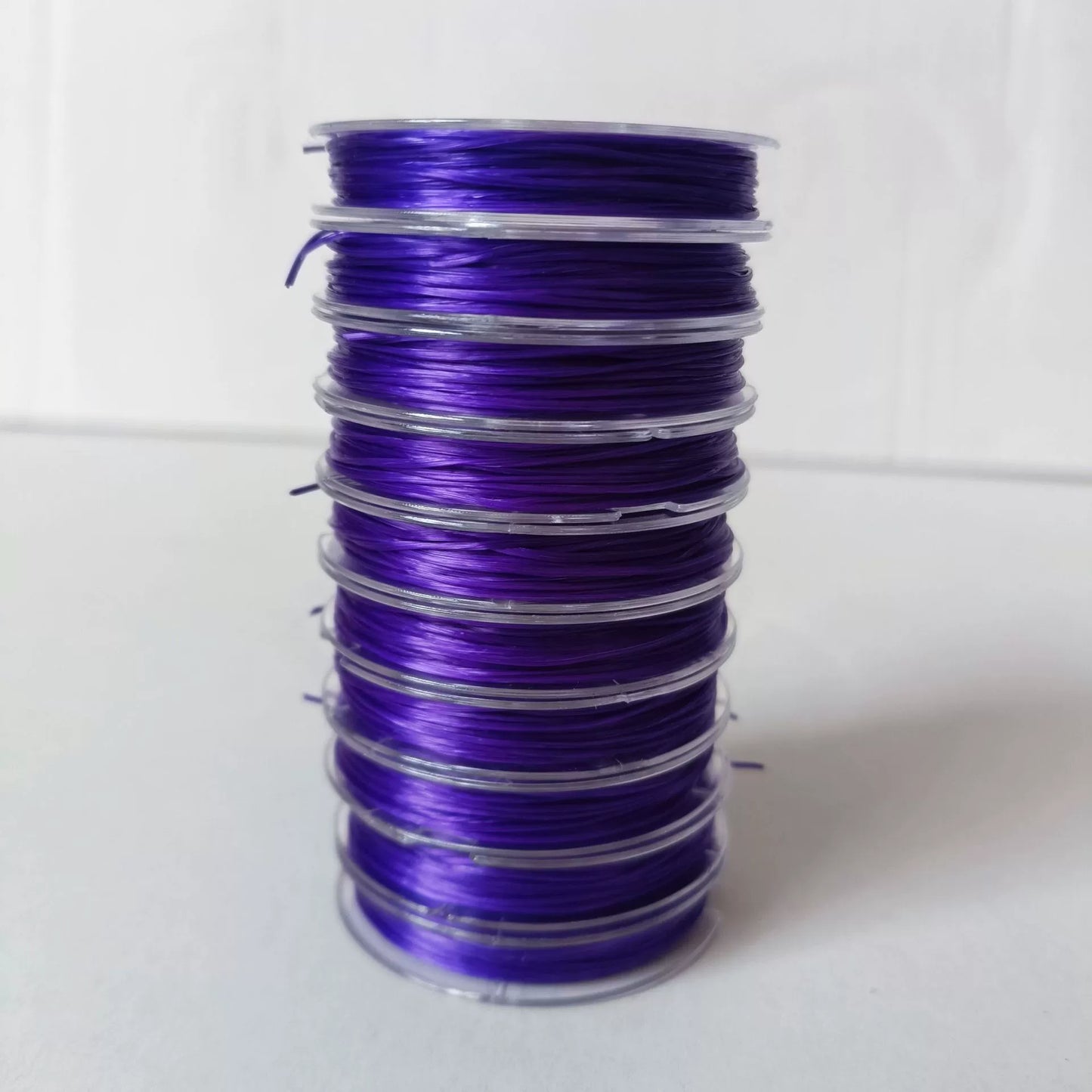 A-22 0.8mm Mini High-Elasticity Flat Elastic Cord for Beading — Fray-Resistant & Non-Breakable Jewelry-Making DIY Accessories