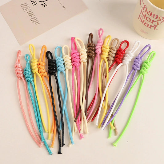 A-41 Dopamine-style colored Korean waxed cord braided bag strap, necklace, phone lanyard, keychain, leather cord wholesale
