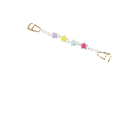 A-29  Crocs DIY Accessories Pearl Chains, Versatile High-Quality Detachable Shoe Charms, Shoe Decoration Clips