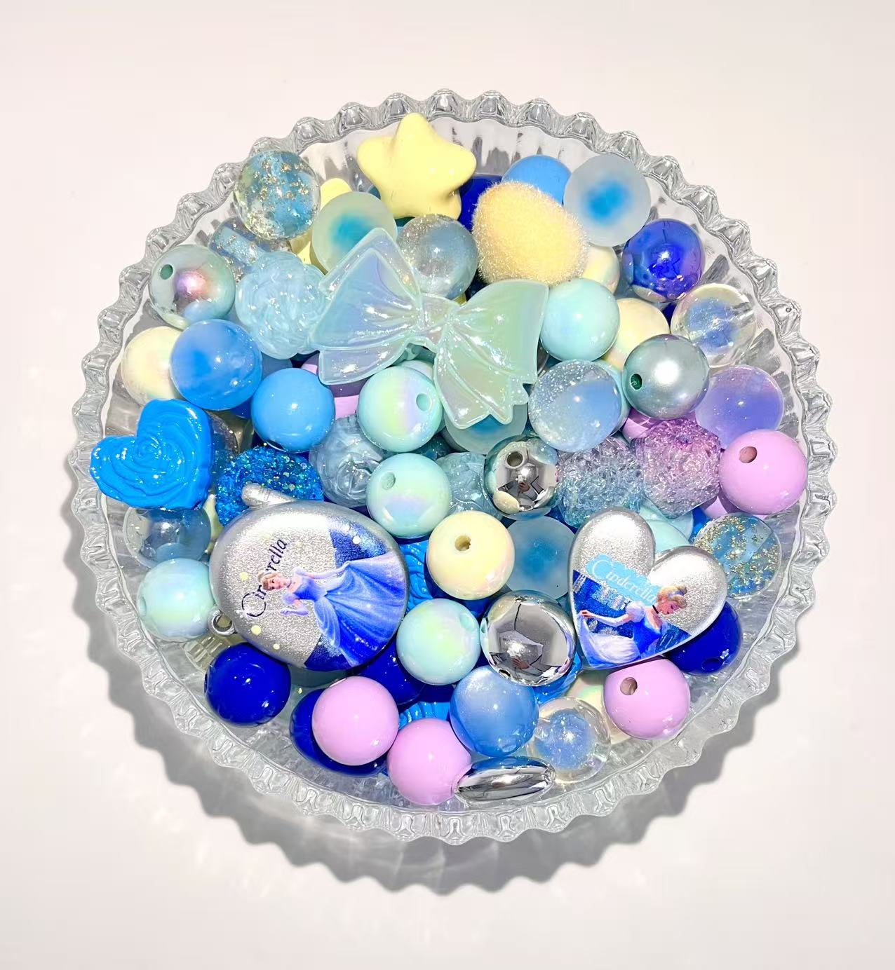 C-17 Mixed beads for mobile phone chain making, keychain, backpack chain