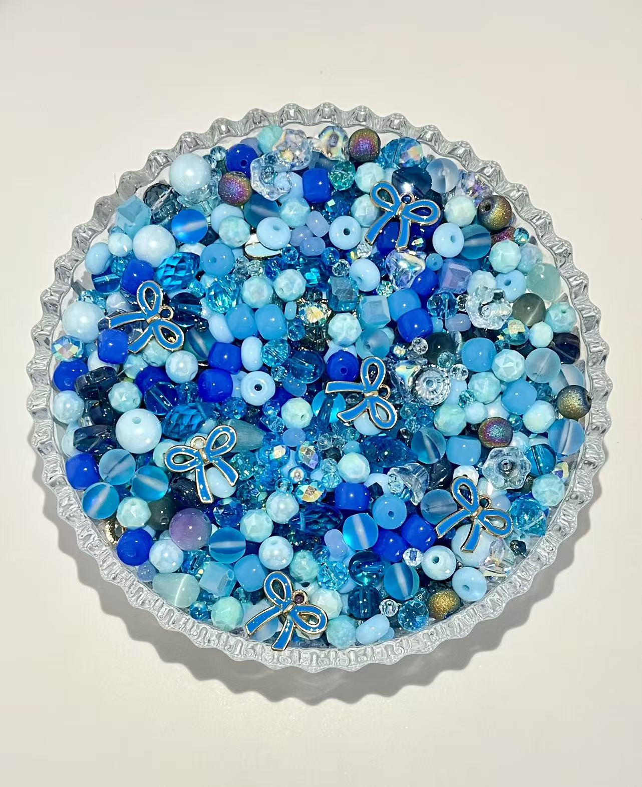 S-39  Mixed beads for mobile phone chain making, keychain, backpack chain