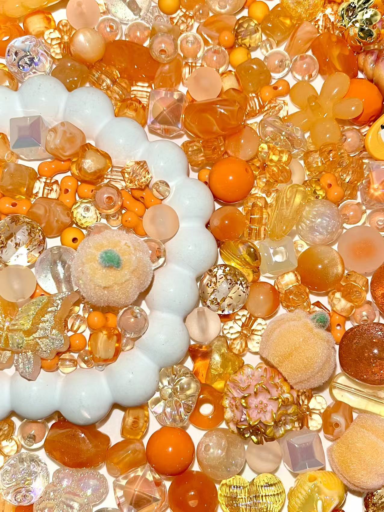 S-34 Mixed beads for mobile phone chain making, keychain, backpack chain