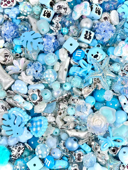 S-26  Mixed beads for mobile phone chain making, keychain, backpack chain