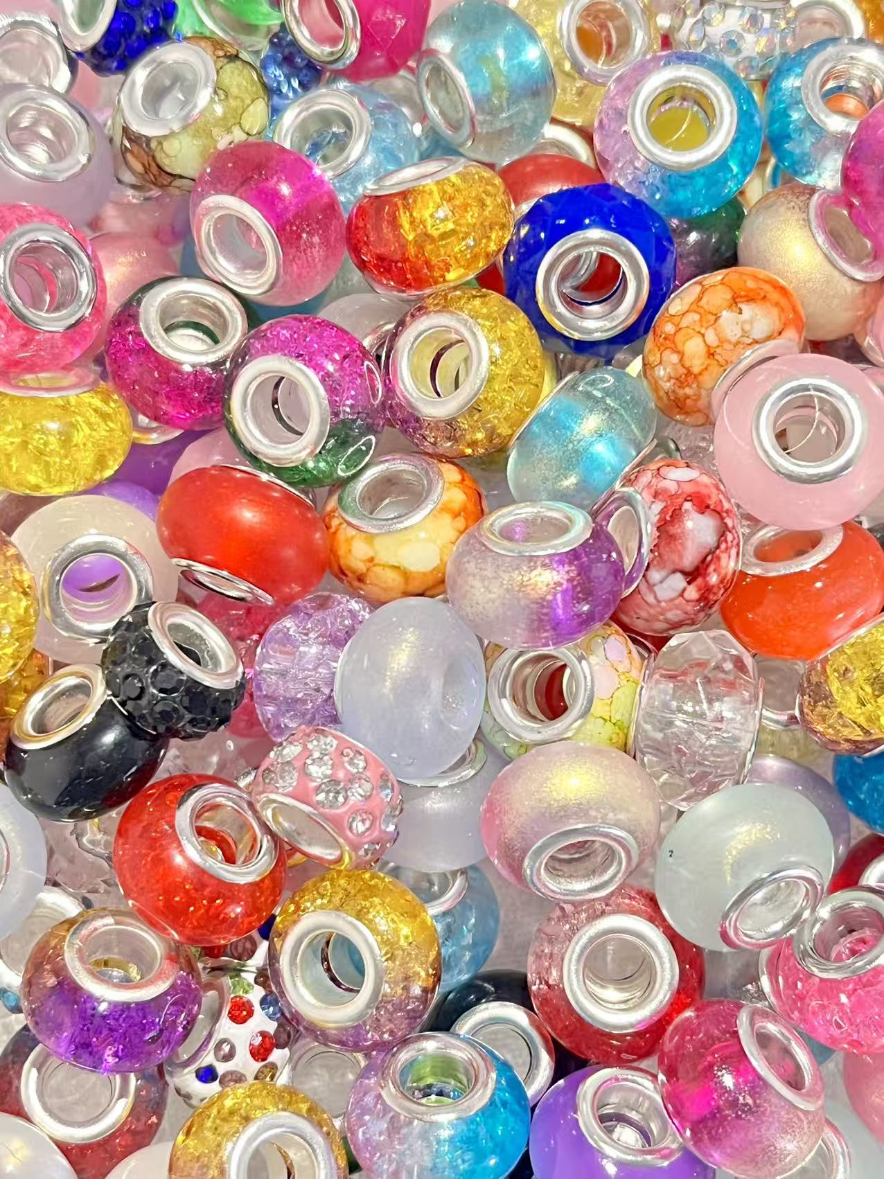 S-16 Mixed beads for mobile phone chain making, keychain, backpack chain