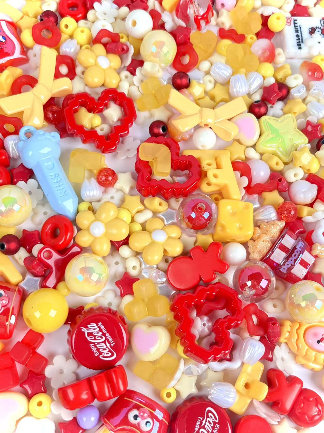 S-14 Mixed beads for mobile phone chain making, keychain, backpack chain