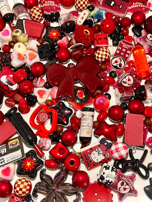 C-22 Mixed beads for mobile phone chain making, keychain, backpack chain
