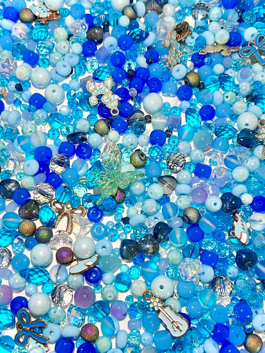 S-39  Mixed beads for mobile phone chain making, keychain, backpack chain