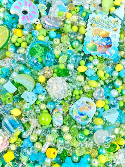 S-46  Mixed beads for mobile phone chain making, keychain, backpack chain