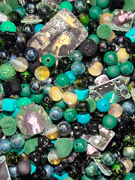 C-05 Mixed beads for mobile phone chain making, keychain, backpack chain