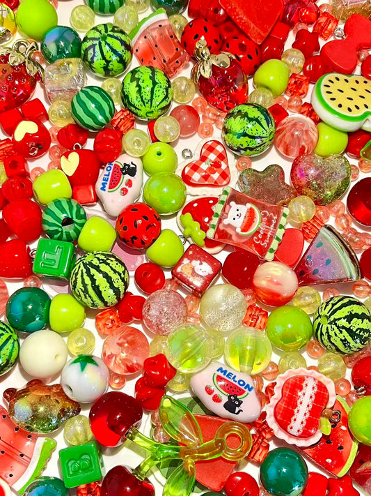 C-47 Mixed beads for mobile phone chain making, keychain, backpack chain