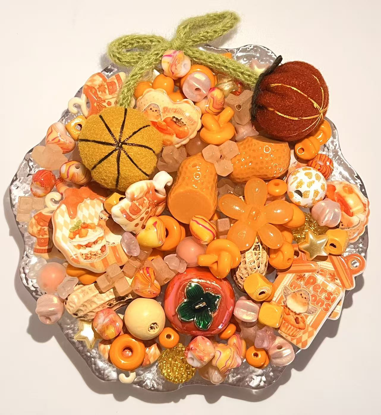S-28 Mixed beads for mobile phone chain making, keychain, backpack chain