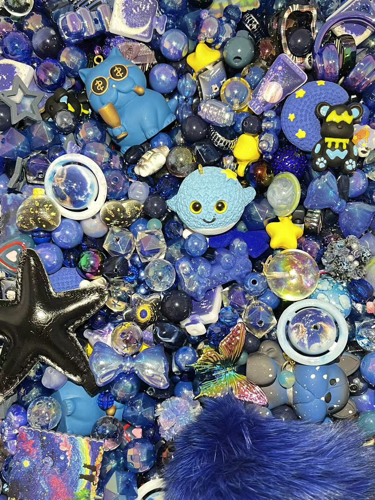 C-53 Mixed beads for mobile phone chain making, keychain, backpack chain