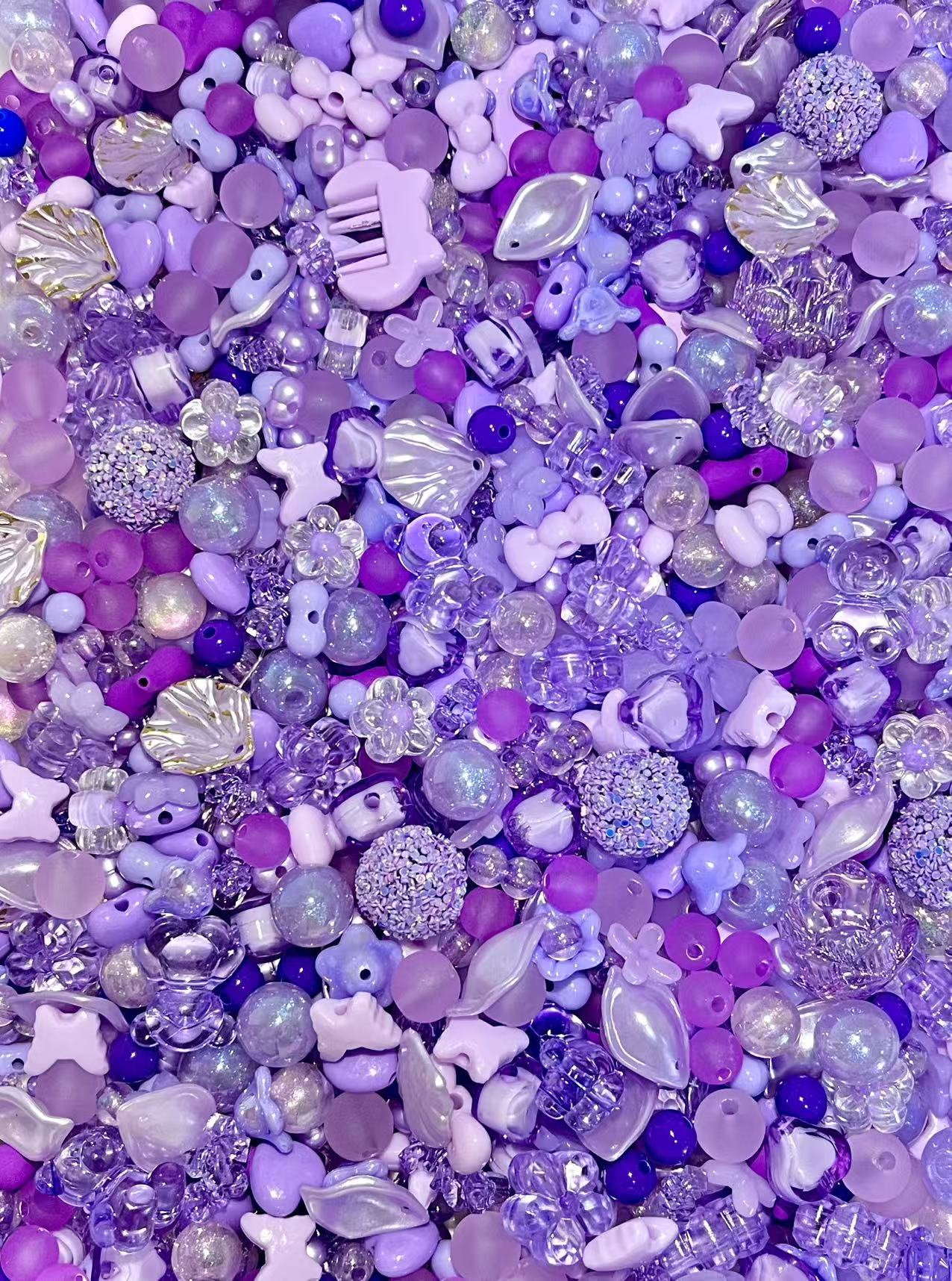 S-39 Mixed beads for mobile phone chain making, keychain, backpack chain