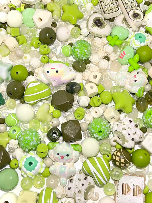 S-32  Mixed beads for mobile phone chain making, keychain, backpack chain