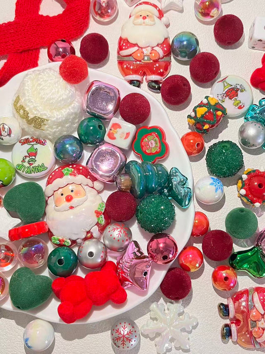 C-06 Mixed beads for mobile phone chain making, keychain, backpack chain