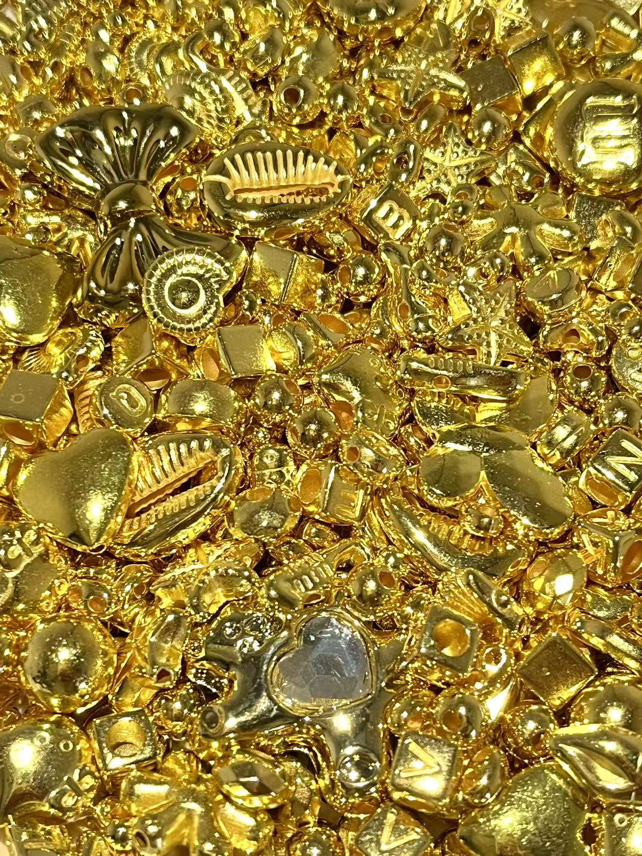 S-38 Mixed beads for mobile phone chain making, keychain, backpack chain