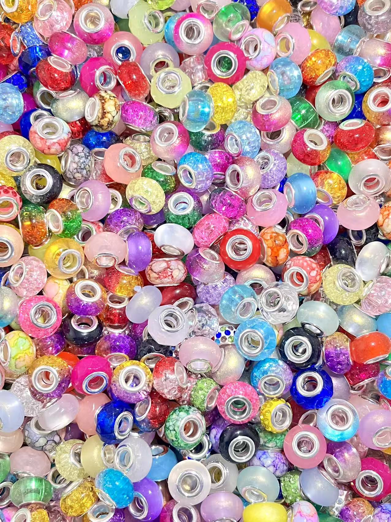 S-16 Mixed beads for mobile phone chain making, keychain, backpack chain