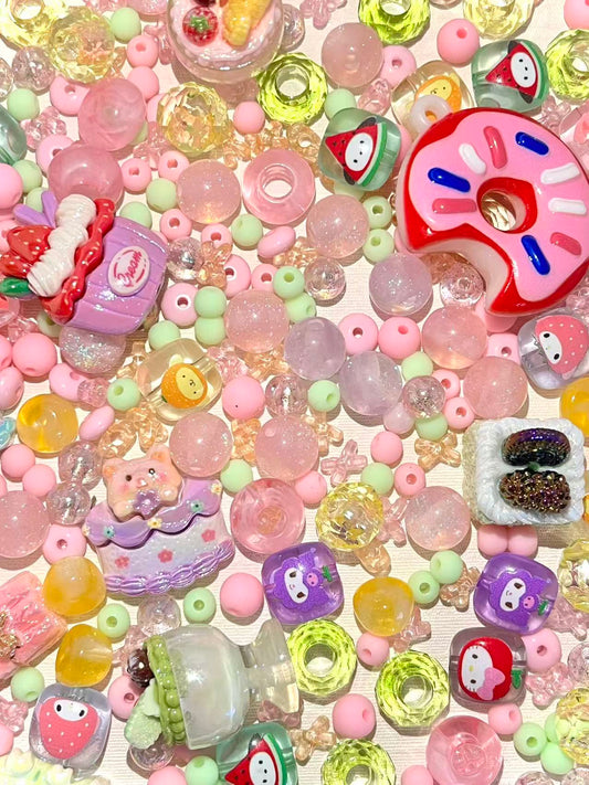 S-20 Mixed beads for mobile phone chain making, keychain, backpack chain